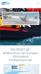 Mobile Screenshot of faltboot.de